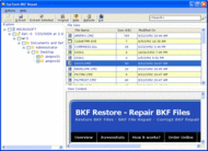 Extract BKF screenshot